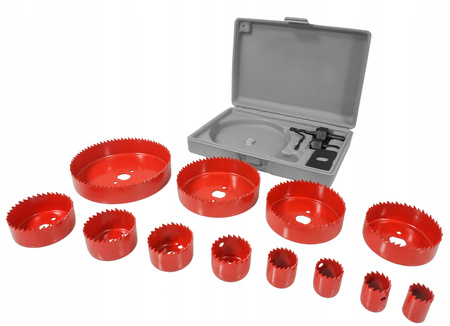 VERKE V05500 ZESTAW OTWORNIC DO DREWNA 19-127 mm