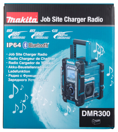 MAKITA DMR300 RADIO BUDOWLANE Z ŁADOWARKĄ - BLEUTOOTH