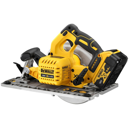 DeWALT DCS572P2 PILARKA TARCZOWA 18V 184mm 2x5,0Ah