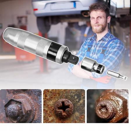 VERKE V86449 WKRĘTAK UDAROWY 1/2 DO POBIJANIA 13 BITÓW ZESTAW