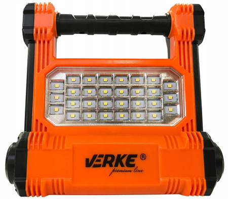 VERKE V87530 LAMPA HALOGEN BUDOWLANY AKU 10 W 30 LED SMD