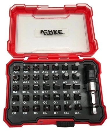 BOSCH GSB 180-Li WKRĘTARKA 18V 2x2Ah + BITY 36 szt