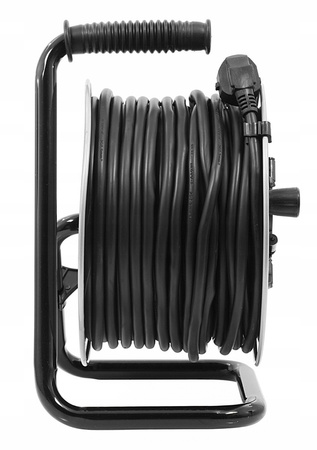 VERKE V70021 PRZEDŁUŻACZ ZWIJANY 3x2,5mm 40m 4 GNIAZDA