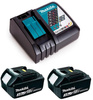 MAKITA ZESTAW ŁADOWARKA DC18RC + 2 AKU 3,0Ah BL1830B