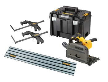 DeWALT DCS520NT ZAGŁĘBIARKA AKUMULATOROWA 54V FlexVolt  + szyna 1,5m + ściski TSTAK VI