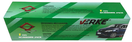 VERKE V80096 PODNOŚNIK TRAPEZOWY 1T - GUMA