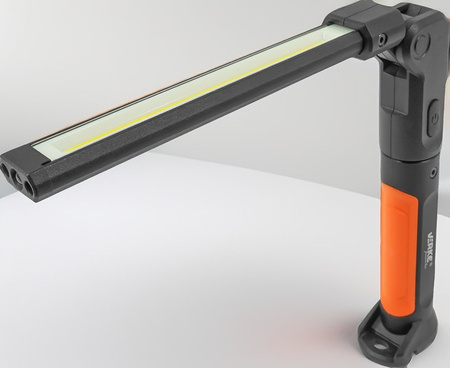 VERKE V87515 LAMPKA WARSZTATOWA ROBOCZA LED COB LATARKA AKUMULATOROWA Z MAGNESEM HAK USB
