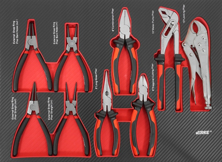 VERKE V33111 SZAFKA NARZĘDZIOWA 7 SZUFLAD+ 154 NARZĘDZI