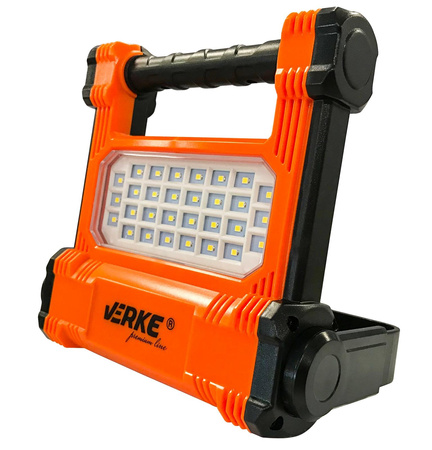 VERKE 2x LAMPA HALOGEN BUDOWLANY 30 LED 230V + STATYW