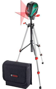 BOSCH Laser krzyżowy + statyw UNIVERSAL LEVEL3 SET
