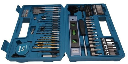 MAKITA Zestaw Wiertła Bity Otwornice Klucze 102 szt