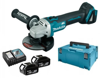 MAKITA DGA506RTJ SZLIFIERKA KĄTOWA AKU 125mm 18V + 2 AKU 5,0Ah