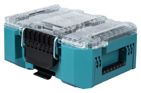 MAKITA MAKTRAK P-91067 ORGANIZER KOMPAKT 8,55 L • TRANSPARENTNY • 5 POJEMNIKÓW