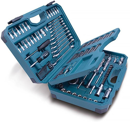 MAKITA ZESTAW NARZĘDZI BITY KLUCZE NASADKI 221 szt