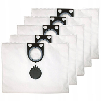 METABO 631665000 WORKI FILTRUJĄCE Z FLIZELINY DO ODKURZACZA ASA 1202 32L - 5 sztuk