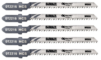 DeWALT DT2216 BRZESZCZOTY DO DREWNA HCS - 5 SZTUK