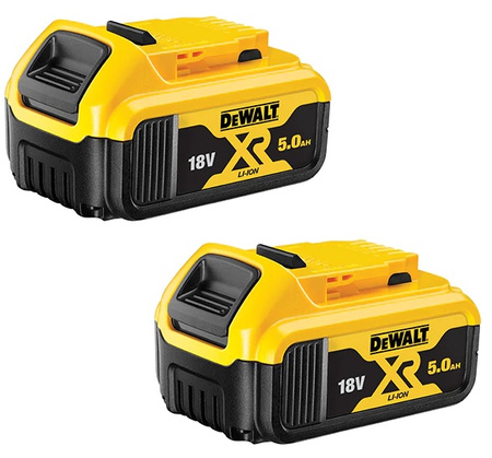 DeWALT DCS570P2 PILARKA TARCZOWA 18V 184mm + 2x5,0Ah