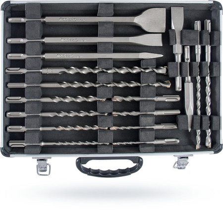 MAKITA HR2631FT Młotowiertarka + wiertła i dłuta 17 sztuk