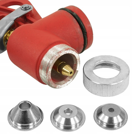 VERKE V81282 PISTOLET DO TYNKOWANIA KOLANKO 5 lit 3dysze