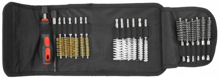 VERKE V06639 SZCZOTKI DO CZYSZCZENIA GNIAZD WTRYSKIWACZY ŚWIEC ŻAROWYCH ZESTAW SZCZOTEK