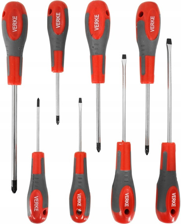 VERKE V86432 ZESTAW WKRĘTAKÓW 8 SZT VERKE LIGHT DUTY