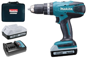 MAKITA HP457DWEX2 WKRĘTARKA 18V + 2x1,5Ah + TORBA