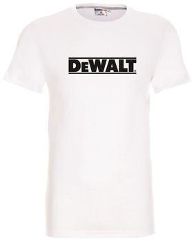 KOSZULKA T-SHIRT MĘSKI Z LOGO DeWALT rozmiar L