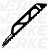 VERKE V86617 BRZESZCZOT DO PIŁY SZABLASTEJ DO CEGIEŁ BETONU PUSTAKÓW 305 mm