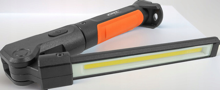 VERKE V87515 LAMPKA WARSZTATOWA ROBOCZA LED COB LATARKA AKUMULATOROWA Z MAGNESEM HAK USB