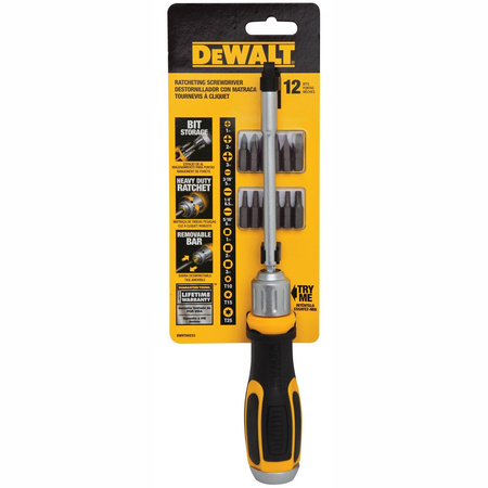 DeWALT DWHT69233 WKRĘTAK Z GRZECHOTKĄ + BITY 12szt
