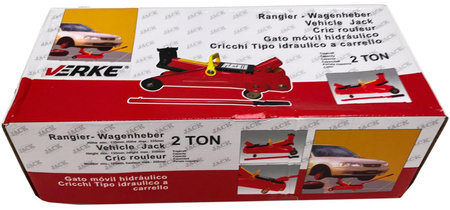 VERKE V80099 ŻABA PODNOŚNIK SAMOCHODOWY 2T CIĘŻKI MOCNY