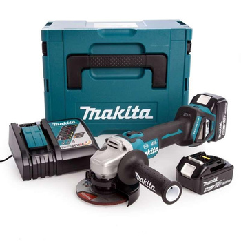 MAKITA DGA513RTJ AKUM. SZLIFIERKA125mm 18V 2x5,0Ah