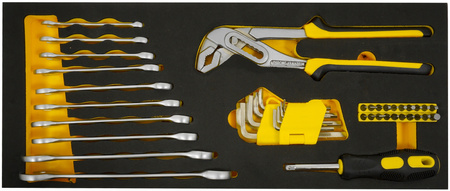 NOTIG N4802 ZESTAW NARZĘDZI W ROZKŁADANEJ SKRZYNCE 86 SZTUK