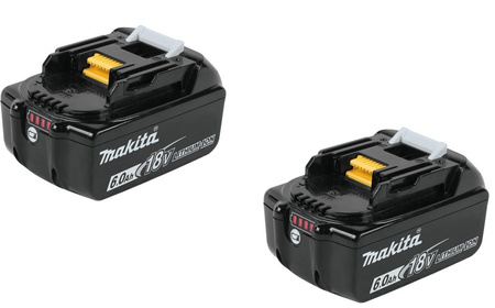 MAKITA 198077-8 ŁADOWARKA + 2 AKU 6,0Ah + MAKPAC