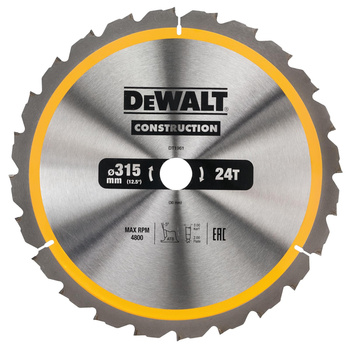 DeWALT DT1961 TARCZA PIŁA DO DREWNA 315x30mm 24T