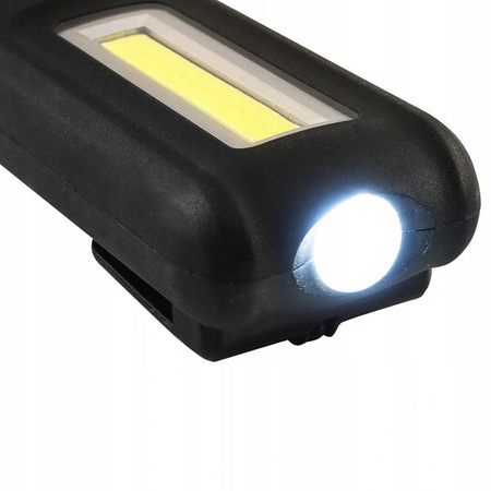 VERKE V87500 LATARKA WARSZTATOWA LAMPKA USB LED COB 3W+3W