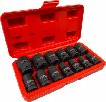 VERKE V39461 ZESTAW NASADEK UDAROWYCH 1/2" 10-24 MM