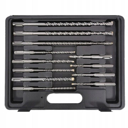 DEGET V05085 Zestaw Wierteł i Dłut SDS-PLUS w walizce