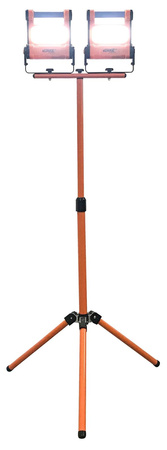 VERKE 2x LAMPA HALOGEN 20W 230V LATARKA + STATYW