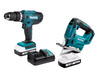 MAKITA HP488 WKRĘTARKA + JV183 WYRZYNARKA 18V + 2x2Ah