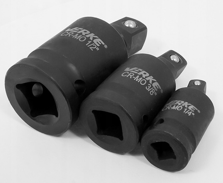 VERKE V39444 PRZEGUBY UDAROWE KULISTE 1/4", 3/8", 1/2"