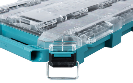 MAKITA MAKTRAK P-91051 ORGANIZER PŁASKI 8,14 L • TRANSPARENTNY • 11 POJEMNIKÓW