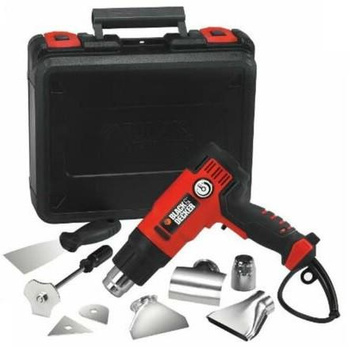 BLACK DECKER KX2200K OPALARKA 2000W 645°C + OSPRZĘT + WALIZKA