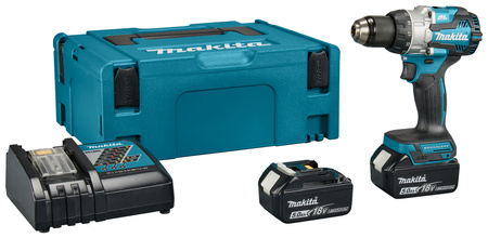 MAKITA DHP489RTJ WKRĘTARKA 18V UDAR 73Nm + 2x5,0Ah