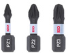 BOSCH ZESTAW BITÓW UDAROWYCH IMPACT PZ1 PZ2 PZ3
