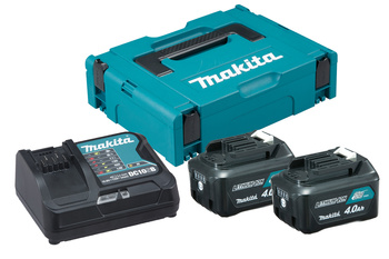 MAKITA ZESTAW ZASILAJĄCY 12V CXT 197641-2 ŁADOWARKA + 2x4,0Ah BL1041B + DC10SB