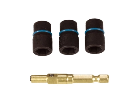 MAKITA B-40381 ZESTAW BITÓW NASADOWYCH MAGNETYCZNYCH IMPACT GOLD 1/4" 8, 9.6, 10 MM