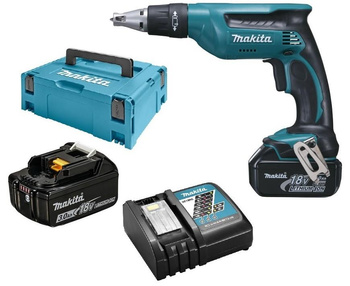 MAKITA DFS451RFJ WKRĘTARKA DO PŁYT GK 18V 2x3,0Ah