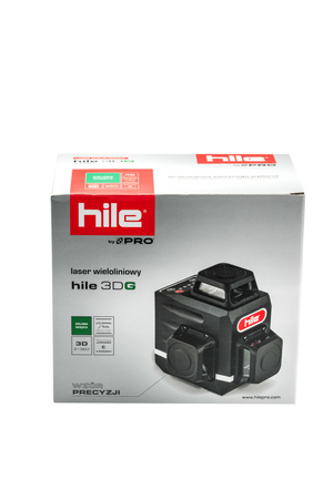 HILE 3DG PRO HI-L1003 Laser wieloliniowy (zielona wiązka)