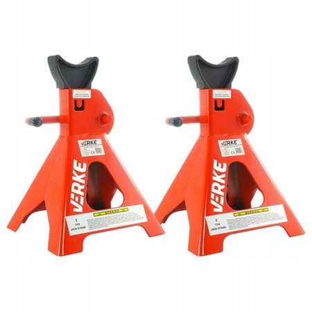 VERKE V80092 PODSTAWKI WARSZTATOWE KOBYŁKI 2T (PARA) RED